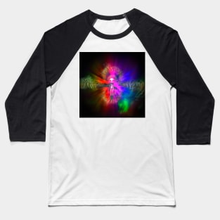 Alien Dna Fractal Baseball T-Shirt